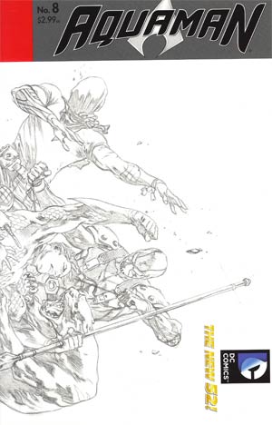 Aquaman Vol 5 #8 Incentive Ivan Reis Sketch Cover
