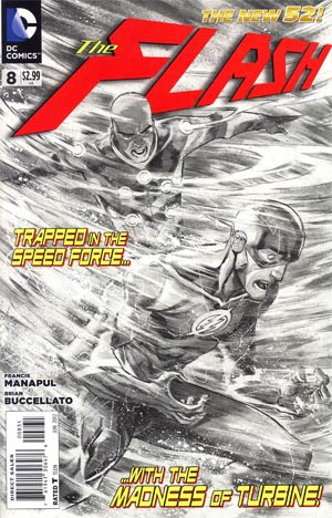 Flash Vol 4 #8 Cover C Incentive Francis Manapul Sketch Cover