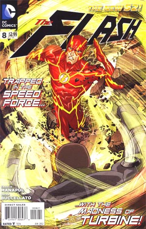 Flash Vol 4 #8 Cover B Variant Kenneth Rocafort Cover