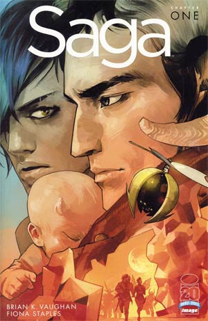 Saga #1 Cover B Retailer Incentive Fiona Staples Variant Cover