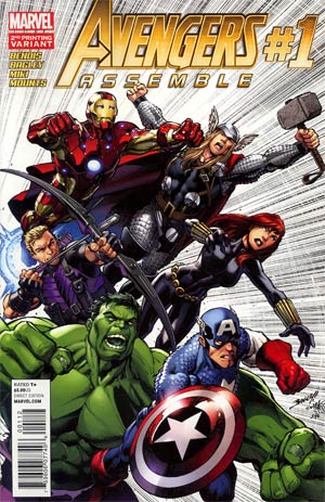 Avengers Assemble #1 2nd Ptg Mark Bagley Variant Cover