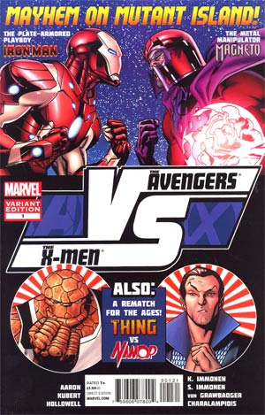 AVX VS #1 Cover B Incentive Stuart Immonen Variant Cover (Avengers vs X-Men Tie-In)