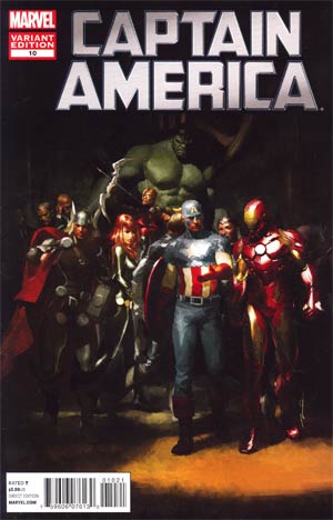 Captain America Vol 6 #10 Cover B Incentive Avengers Art Appreciation Variant Cover