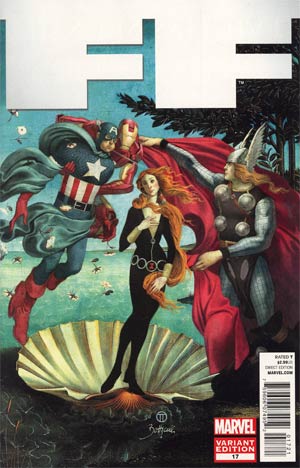 FF #17 Cover B Incentive Avengers Art Appreciation Variant Cover