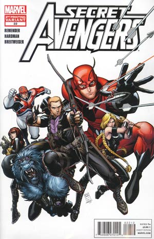 Secret Avengers #22 2nd Ptg Arthur Adams Variant Cover