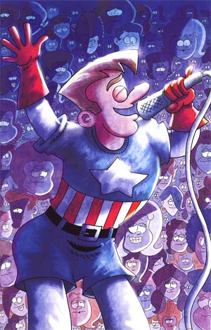 Rich Johnstons Captain American Idol #1 Incentive Fred Hembeck Virgin Variant Cover