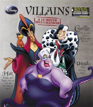 Disney Villains 2013 15x13-Inch Calendar