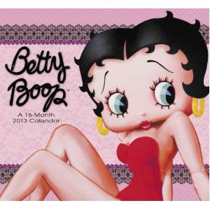 Betty Boop Pink 2013 12x11-Inch Wall Calendar