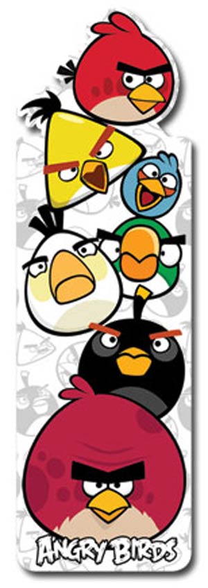 Angry Birds Shaped Bookmark