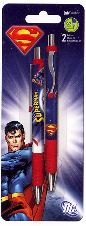 Superman Gel Pen 2-Pack