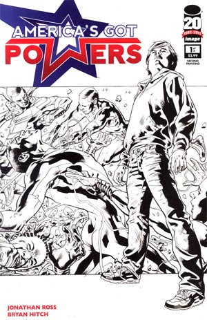 Americas Got Powers #1 Cover B 2nd Ptg Variant Cover           