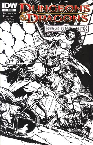 Dungeons & Dragons Forgotten Realms #1 Cover D Incentive Bonus Edition With Script & Annotations