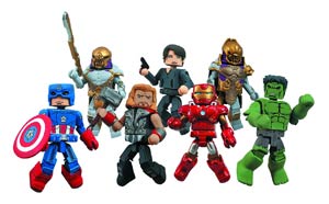 Marvel Minimates Series 45 Avengers Movie Iron Man Mark VII & Hulk 2-Pack