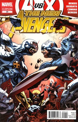 New Avengers Vol 2 #24 2nd Ptg Mike Deodato Jr Variant Cover (Avengers vs X-Men Tie-In)