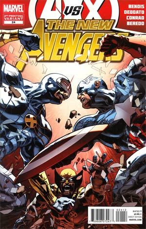 New Avengers Vol 2 #24 Cover C 2nd Ptg Mike Deodato Jr Variant Cover (Avengers vs X-Men Tie-In)