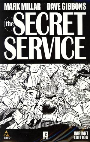 Secret Service #2 Cover B Incentive Dave Gibbons Sketch Cover