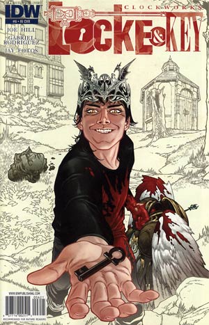 Locke & Key Clockworks #6 Incentive Gabriel Rodriguez Variant Cover