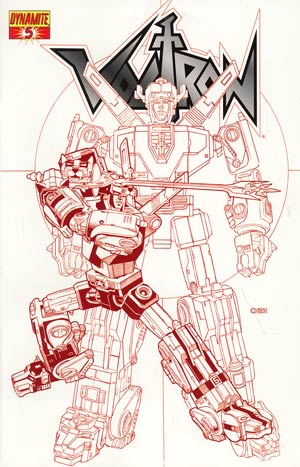 Voltron #5 Cover C Incentive Sean Chen Fiery Red Cover