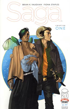Saga #1 Cover F 4th Ptg