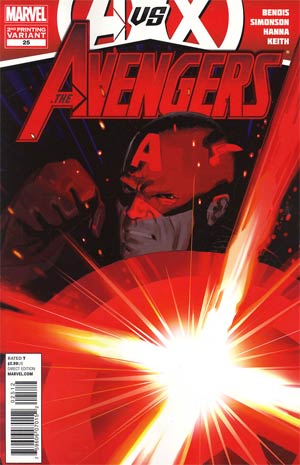 Avengers Vol 4 #25 Cover C 2nd Ptg Daniel Acuna Variant Cover (Avengers vs X-Men Tie-In)