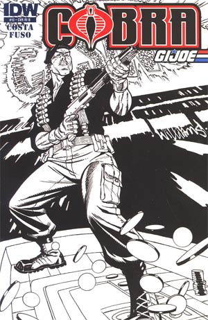 Cobra #13 Incentive David Williams Sketch Cover