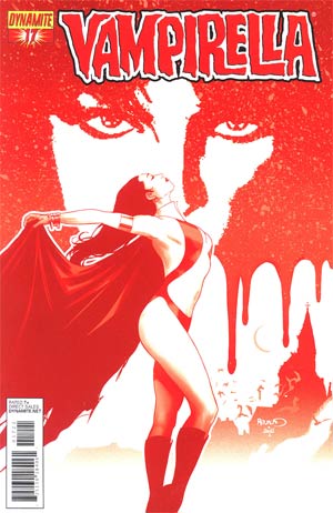 Vampirella Vol 4 #17 Incentive Paul Renaud Blood Red Cover