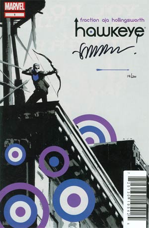 Hawkeye Vol 4 #1 DF Signed By Matt Fraction