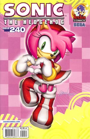 Sonic The Hedgehog Vol 2 #240 Greg Horn Cover