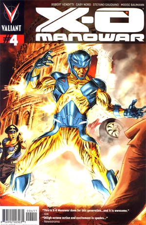 X-O Manowar Vol 3 #4 Cover A Regular Doug Braithwaite Cover