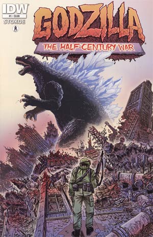 Godzilla Half-Century War #1 Cover A Regular James Stokoe Cover