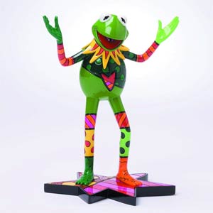 Disney By Romero Britto Kermit The Frog Figurine