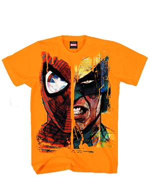 Marvel Heroes Spiverine Gold T-Shirt Large