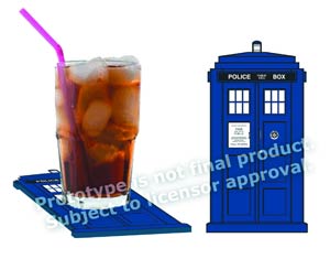 Doctor Who TARDIS Coaster 4-Pack