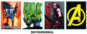 Avengers 4-Piece Magnet Set 1