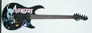 Marvel Comics Predator Plus EXP Electric Guitar - Avengers