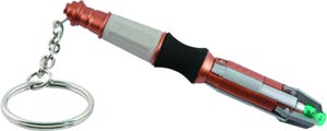 Doctor Who Eleventh Doctors Sonic Screwdriver Keychain Torch