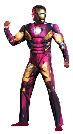 Avengers Iron Man Mark VII Muscle Costume X-Large