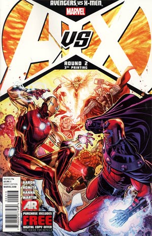 Avengers vs X-Men #2 Cover I 3rd Ptg Jim Cheung Variant Cover