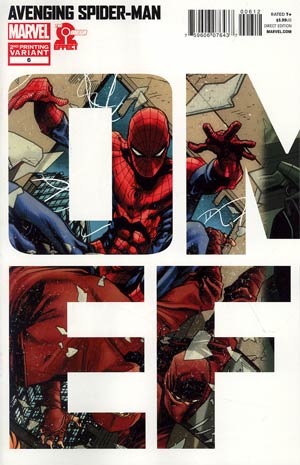 Avenging Spider-Man #6 Cover D 2nd Ptg Variant Cover (The Omega Effect Part 1)