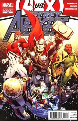 Secret Avengers #26 2nd Ptg Alan Davis Variant Cover (Avengers vs X-Men Tie-In)