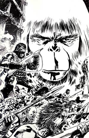 Exile On The Planet Of The Apes #3 Incentive Gabriel Hardman Virgin Sketch Cover