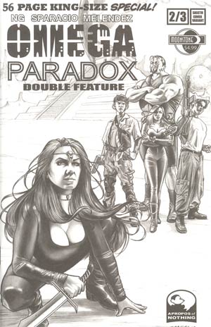 Omega Paradox Double Feature One Shot Incentive Sketch Variant Cover