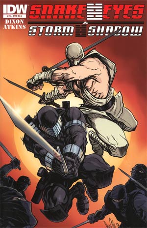 Snake Eyes & Storm Shadow #13 Cover C Incentive Steve Ellis Variant Cover