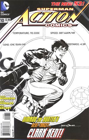 Action Comics Vol 2 #10 Cover E Incentive Rags Morales Sketch Cover
