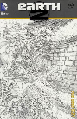 Earth 2 #2 Incentive Ivan Reis Sketch Cover
