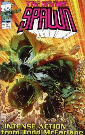 Spawn #220 Cover B Todd McFarlane Savage Dragon #1 Homage