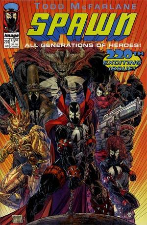Spawn #220 Cover C Todd McFarlane Youngblood #1 Homage