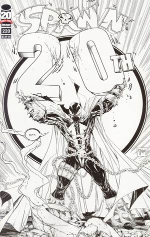 Spawn #220 Cover F Incentive Todd McFarlane Sketch Cover