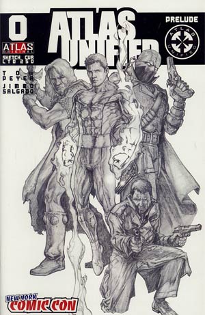 Atlas Unified #0 Limited Edition NYCC Dean Zachary Variant Sketch Cover