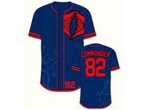 GI Joe Cobra Base Commander Baseball Jersey Medium